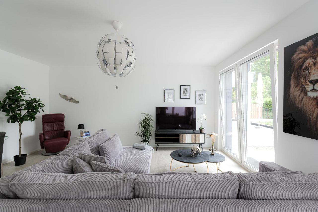 Lulex IV - Traumwohnung Terasse Garten In Neuss Bagian luar foto