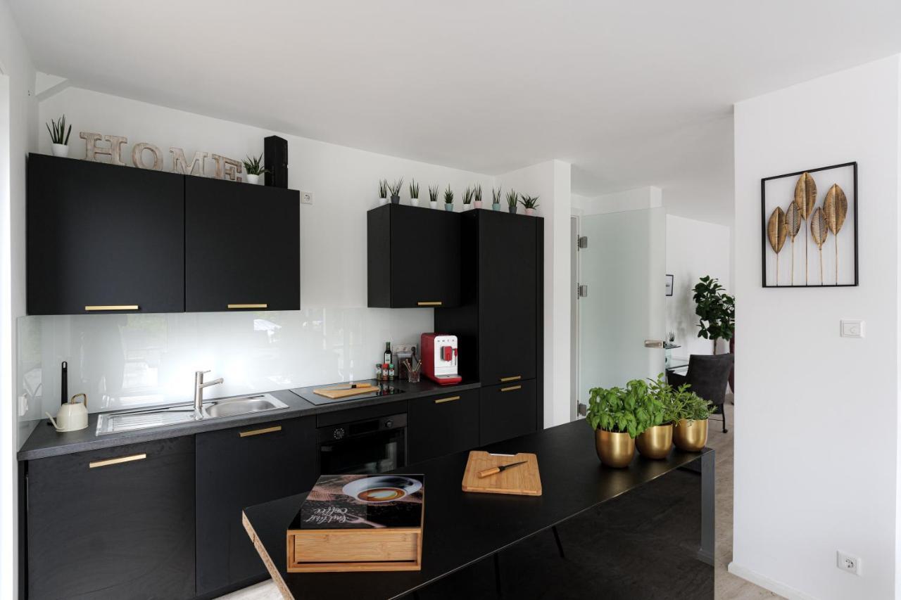 Lulex IV - Traumwohnung Terasse Garten In Neuss Bagian luar foto